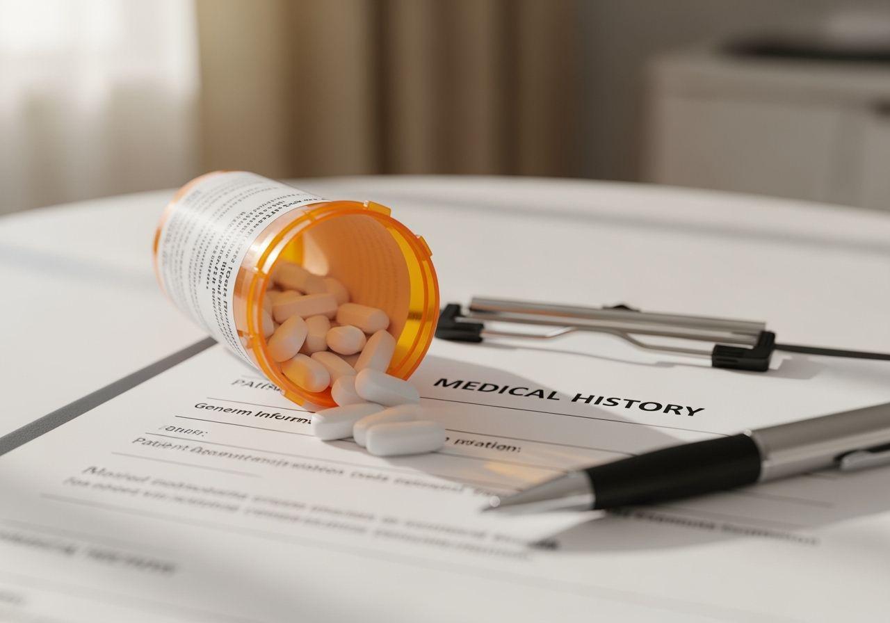 Reviewing medical history and medications